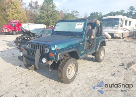 1997 Jeep Wrangler Se из США, поврежденный, VIN 1J4FY29P6VP405853